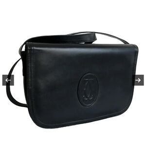 Vintage Cartier must line crossbody bag (unisex)